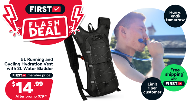5L Running and Cycling Hydration Vest with 2L Water Bladder