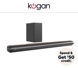 Kogan 3.1 Channel 230W Dolby Soundbar with Wireless Subwoofer Product Image