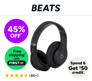 Beats Studio Pro Wireless Headphones (Black) Product Image