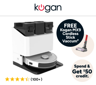 Kogan SmarterHome™ LX20 Pro Ultra Robot Vacuum and Mop with Self-Cleaning and Drying Product Image