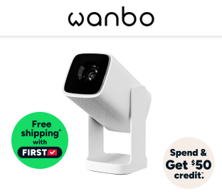 Wanbo Cube 1 HD Smart Projector (White) Product Image