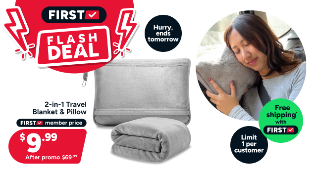 2-in-1 Travel Blanket & Pillow