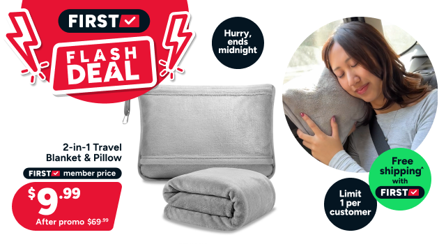 2-in-1 Travel Blanket & Pillow