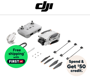 DJI Mini 3 Drone (RC-N1 Remote Controller) Product Image