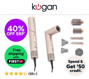 Kogan SalonPro 7-in-1 Hair Styler (Champagne) Product Image