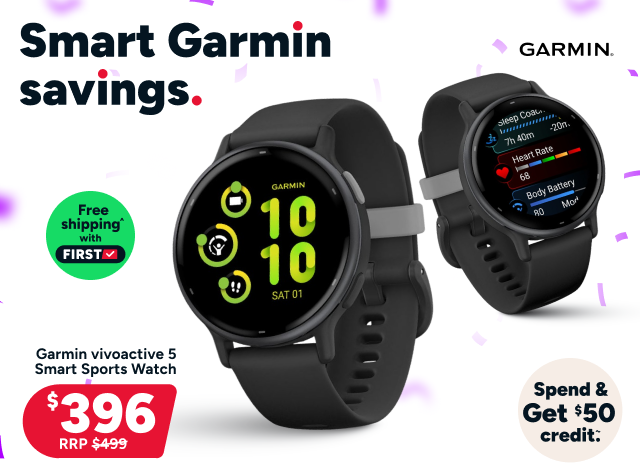 Garmin vivoactive 5 Smart Sports Watch (Black/Slate)