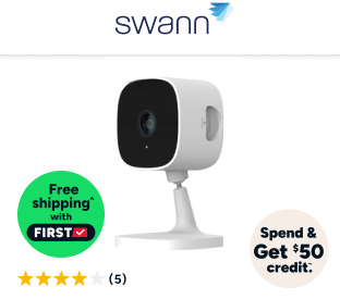 Swann EVO​ 2K Indoor Wi-Fi Camera​ Product Image