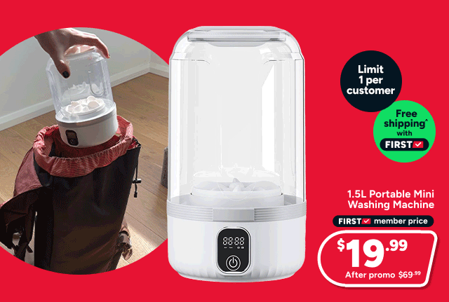 1.5L Portable Mini Washing Machine