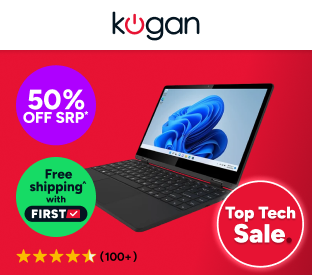 Kogan Atlas K700 13.3" 2-in-1 USB-C Touchscreen Laptop with Windows 11 Pro (128GB) Product Image