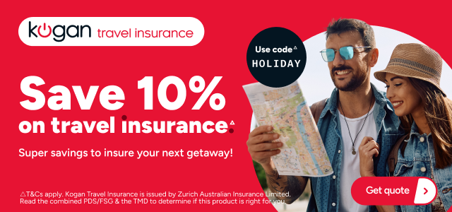 Kogan Travel Insurance - 10% OFF△