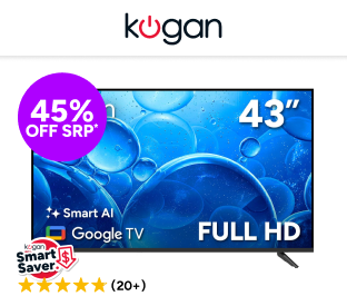 Kogan 43" LED Full HD Smart AI Google TV Product Image
