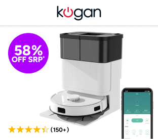 Kogan SmarterHome™ LX20 Pro Robot Vacuum and Mop with Self-Cleaning and Drying Product Image