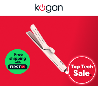 Kogan 2-in-1 Curling Wand & Hair Straightener Product Image