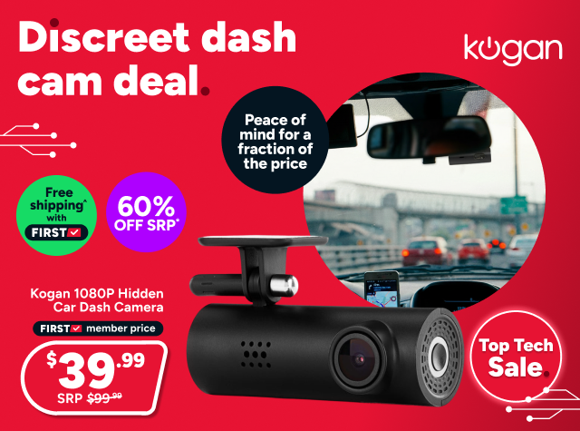 Kogan 1080P Hidden Car Dash Camera (SG-100)