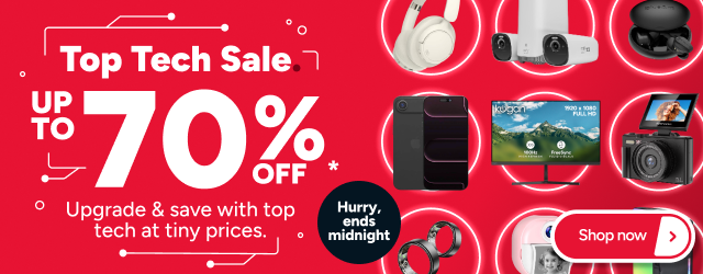Tech Sale ends midnight