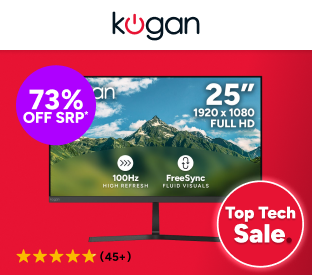 Kogan 25" Full HD 100Hz Frameless FreeSync Monitor (1920 x 1080) Product Image
