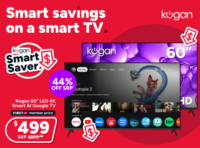Kogan 60" LED 4K Smart AI Google TV