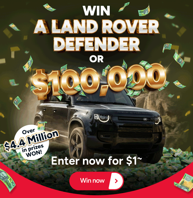 WIN a Land Rover Defender or $100,000