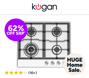 Kogan Gas Cooktop (Stainless Steel, 60cm) Product Image