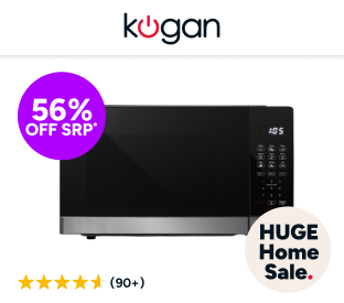 Kogan 34L Inverter Microwave with Mirror Finish Product Image