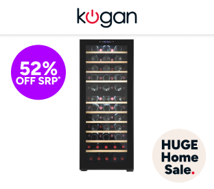 Kogan 80 Bottle Dual Zone Wine Fridge Product Image