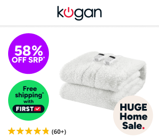 Kogan Multi-Zone Sherpa Fitted Electric Blanket (Queen) Product Image