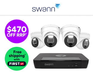 Swann 8 Channel 4 x 6K 12MP Mega HD NVR Security Camera System Product Image