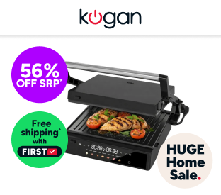 Kogan Smart Grill and Sandwich Press with Touch Control Product Image