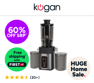 Kogan Cold Press Juicer with Large Feed Chute Product Image