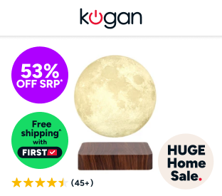 Kogan Magnetic Levitating Rotating Moon Lamp Product Image