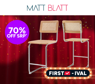 Set of 2 Matt Blatt Marcel Breuer Cesca Counter Stools Replica Product Image