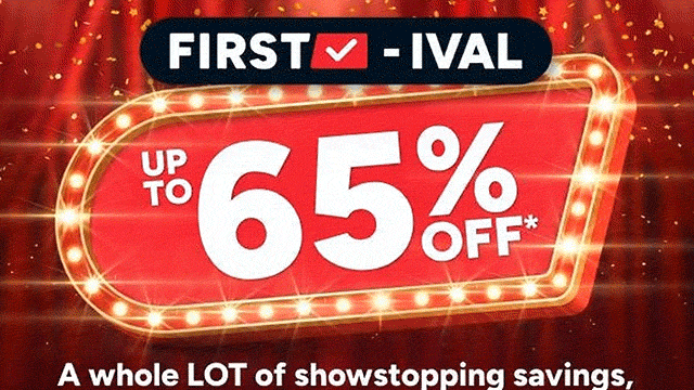 FIRST-ival Sale