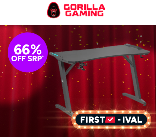 Gorilla Gaming RGB Gaming Desk (120 x 60cm) Product Image
