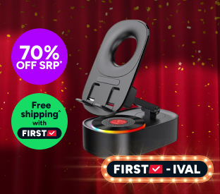 Kogan 4-in-1 Wireless Induction Bluetooth Speaker with Phone Holder and Power Bank Product Image