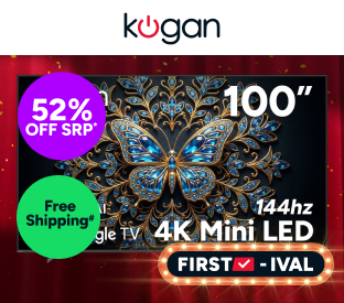 Kogan 100" Mini-LED QLED 4K 144Hz Smart AI Google TV Product Image