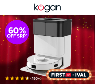 Kogan SmarterHome™ LX20 Pro Robot Vacuum and Mop with Self-Cleaning and Drying Product Image