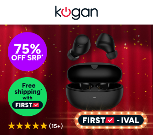 Kogan XM6 Hybrid Active Noise Cancelling Wireless Earbuds Product Image