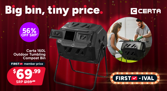 Certa 160L Outdoor Tumbling Compost Bin - 69.99*