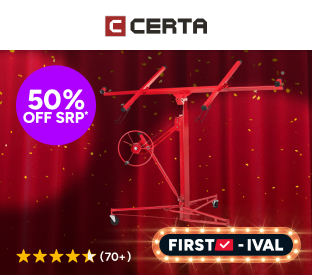 Certa 11ft (335cm) Panel Lift for Drywall Gyprock Plasterboard Product Image