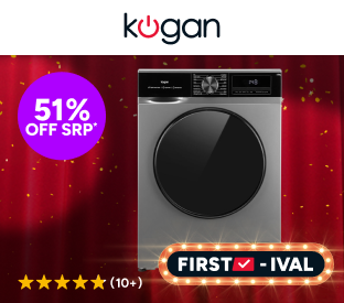 Kogan 7.5kg Front Load BLDC Inverter Washing Machine (Graphite) Product Image