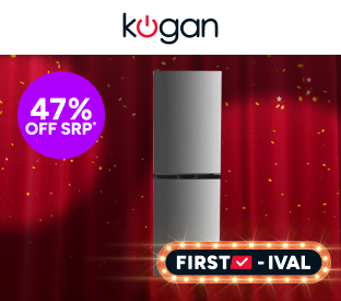 Kogan 230L Bottom Mount Fridge (Stainless Steel) Product Image