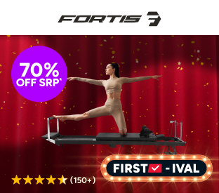 Fortis Foldable Pilates Reformer Machine Product Image