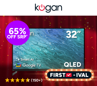 Kogan 32" QLED Full HD Smart AI Google TV Product Image