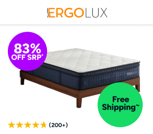 Ergolux Cooling Luxe Pocket Spring Mattress (Queen) Product Image