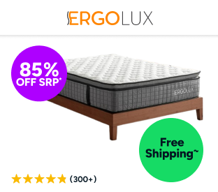 Ergolux Elite Bamboo Pocket Spring Mattress (Single) Product Image