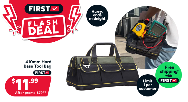 Heavy Duty 410mm Hard Base Tool Bag