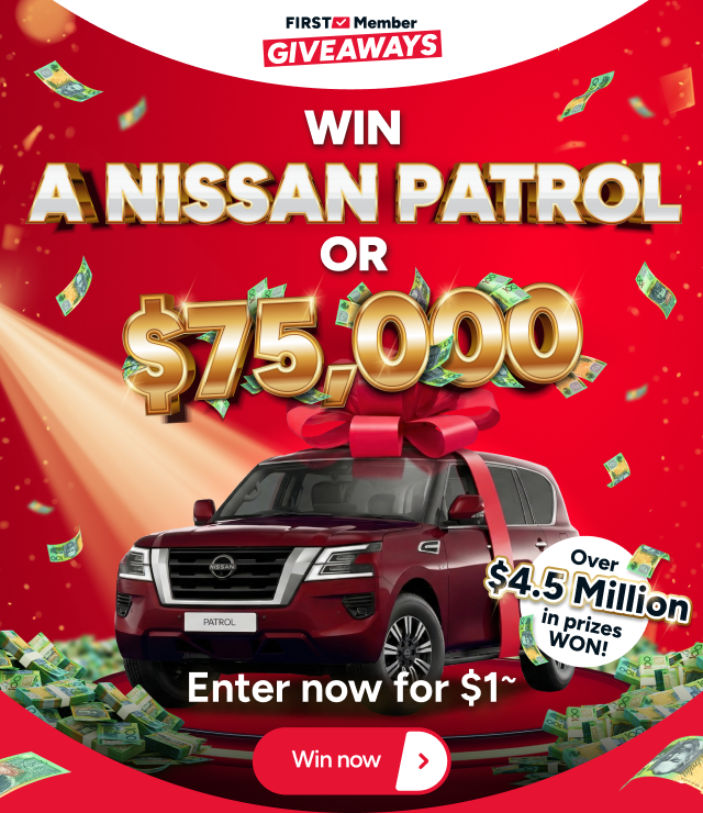 WIN a Nissan Patrol or $75,000