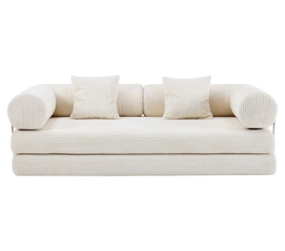 Airluxe Mia 3 Seater Corduroy Compressed Sofa Bed Product Image
