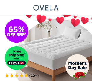 Ovela Bamboo Pillowtop Mattress Topper (Queen) Product Image