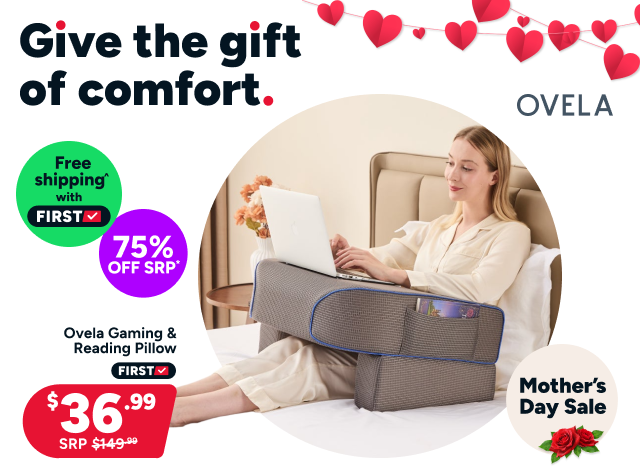 Ovela Gaming & Reading Pillow